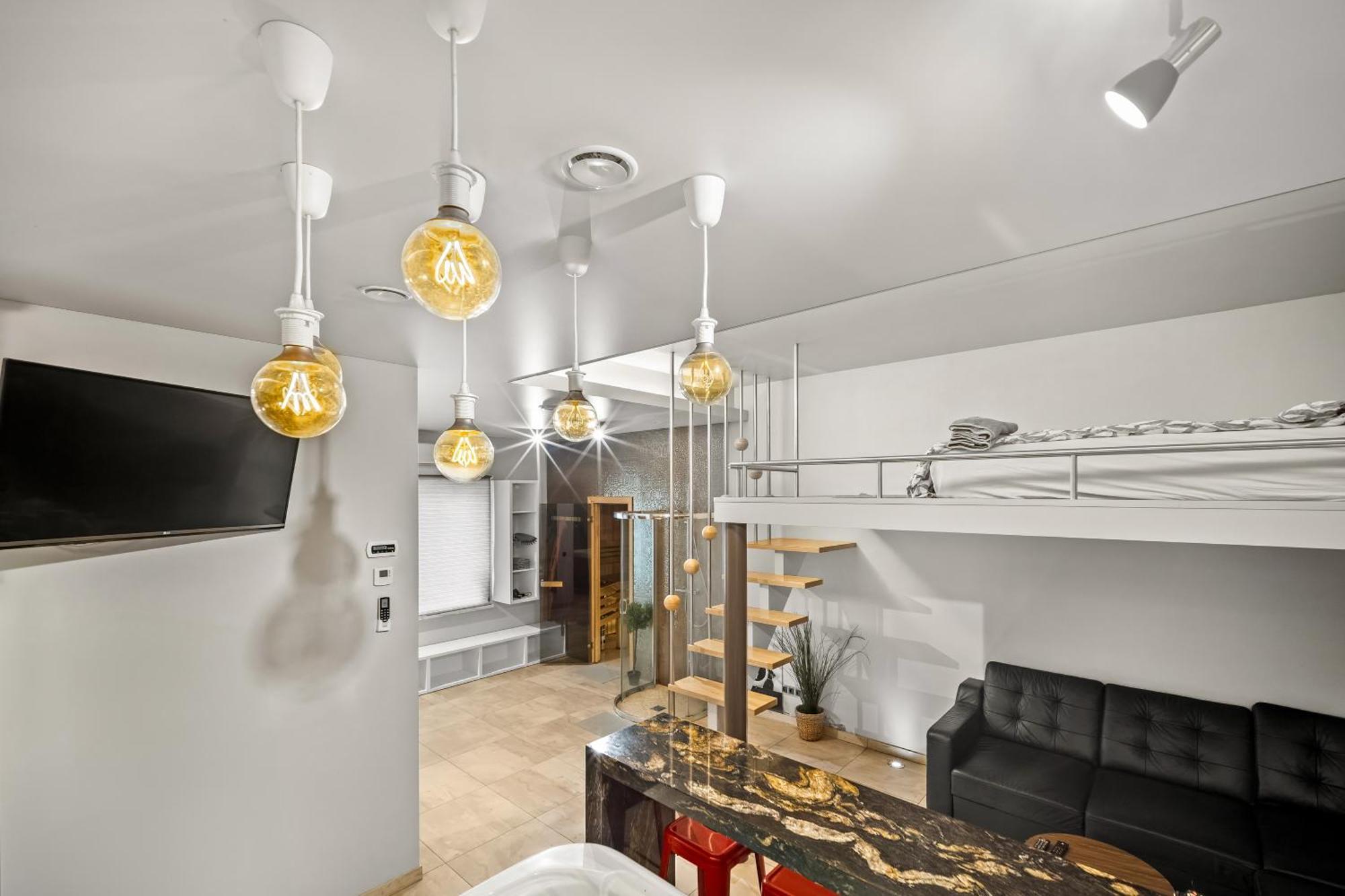 Secret Lounge - Cozy Studio With Sauna And Jacuzzi Vilnius Exterior photo