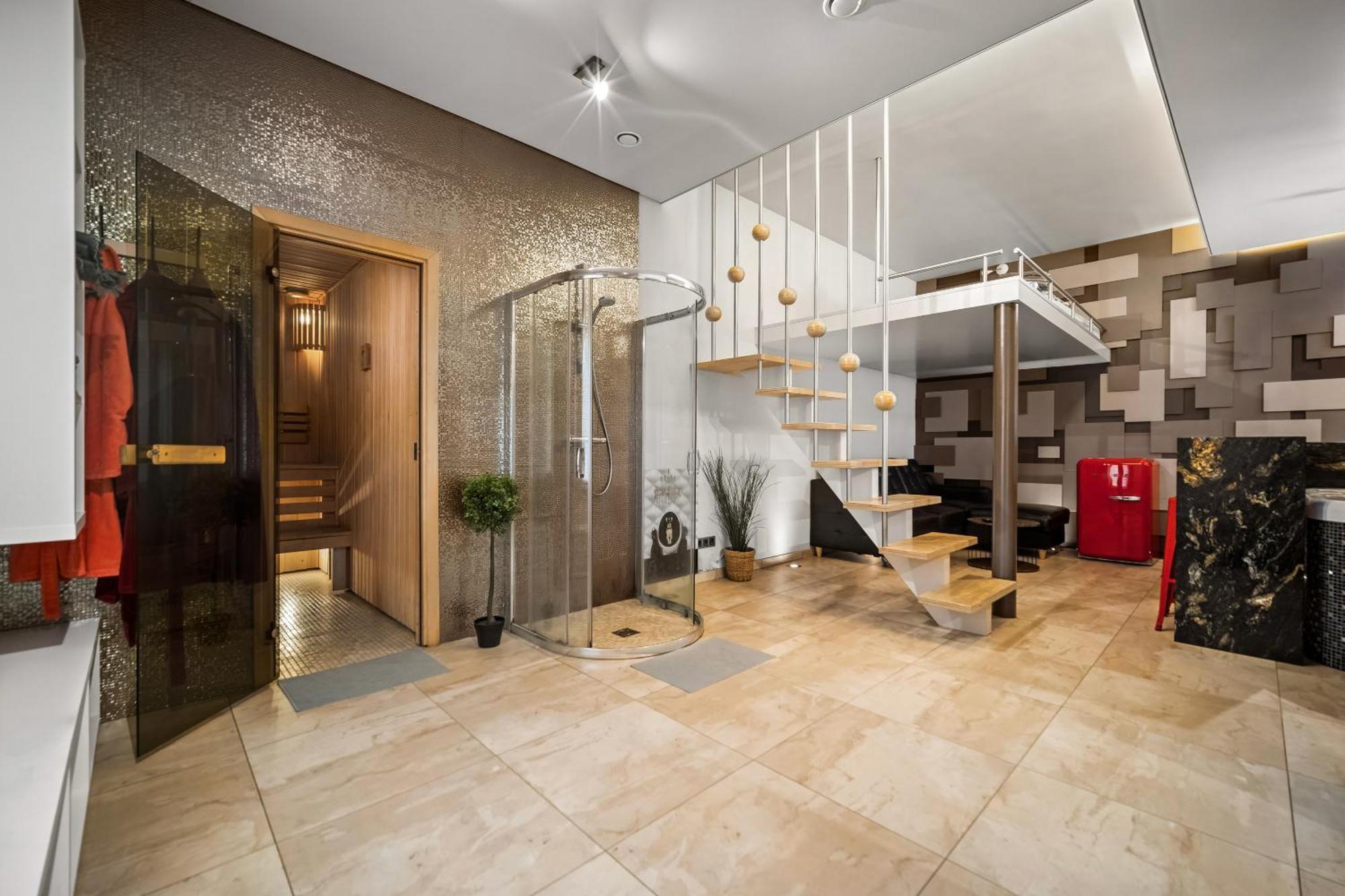 Secret Lounge - Cozy Studio With Sauna And Jacuzzi Vilnius Exterior photo